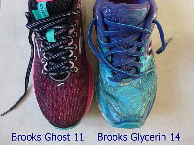 brooks ghost 11 toe box