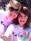 color run with my girls
